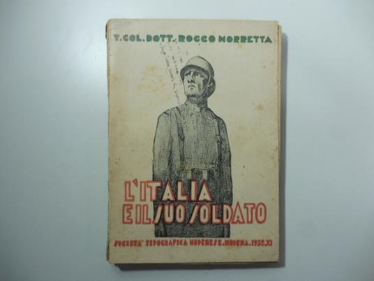 L' Italia e il suo soldato - copertina