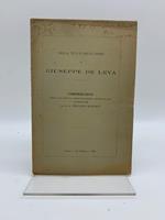 Della vita e delle opere di Giuseppe De Leva. Commemorazione..