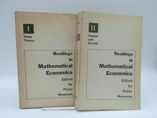 Readings in Mathematical Economics - copertina
