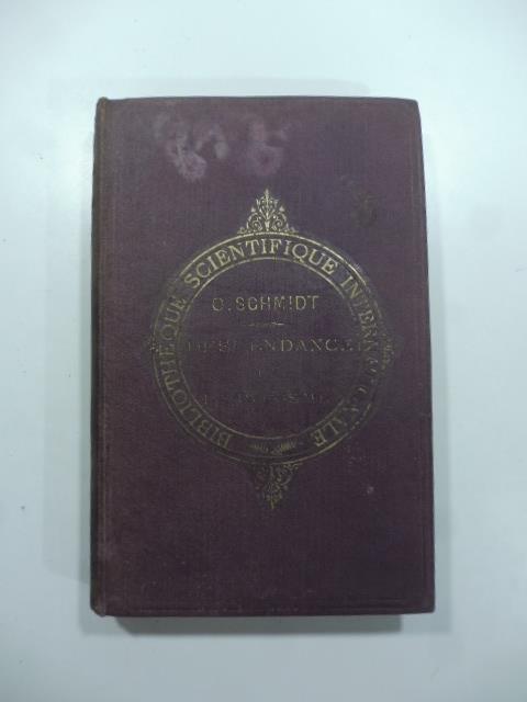 Descendance et darwinisme - copertina