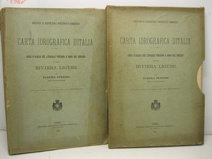 Carta idrografica d'Italia. Corsi d'acqua del litorale toscano a nord del Serchio e della Riviera Ligure - copertina