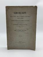 Elenco degli scritti relativi alla storia delle guerre e battaglie degli assedi e combattimenti di terra e di mare che si conservano...nella Biblioteca di S. A. R. il Principe Tommaso di Savoia