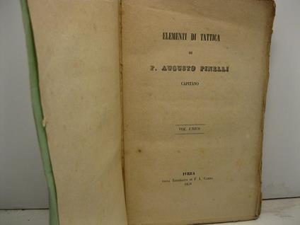 Elementi di tattica - copertina