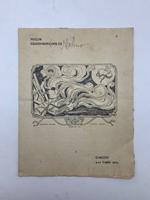 Nozze Tregnaghi-Golia. Biscaretti disegno', Pitigrilli scrisse. Torino, 9-10 luglio 1915