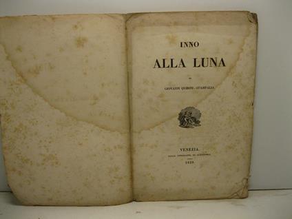 Inno alla luna - copertina
