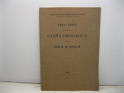 Brevi cenni relativi alla carta geologica della isola di Sicilia - copertina