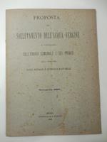 Proposta del sollevamento dell'acqua vergine a vantaggio dell'erario comunale e dei privati. Novembre 1896