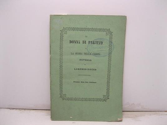 La donna di partito e la suora della carita' - copertina