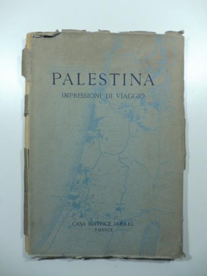 Palestina. Impressioni di viaggio - copertina