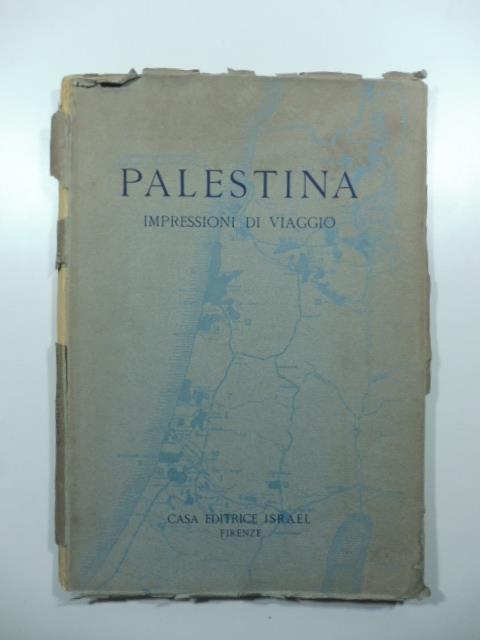 Palestina. Impressioni di viaggio - copertina