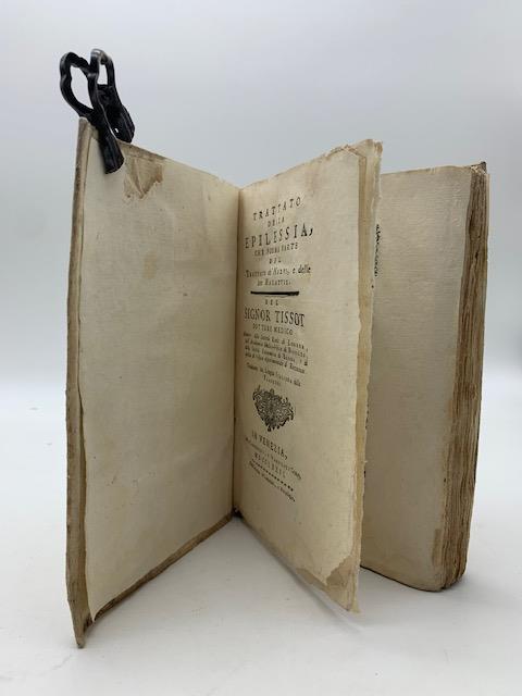 Trattato della epilessia che forma parte del Trattato de' nervi e delle malattie - copertina