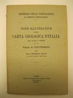 Note illustrative della carta Geologica d'Italia. Alla scala di 1:100.000. Foglio di Pontremoli con undici figure e tre tavole Ministero delle Corporazioni, R. Ufficio Geologico