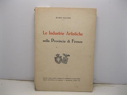 Le industrie artistiche nella provincia di Firenze - copertina
