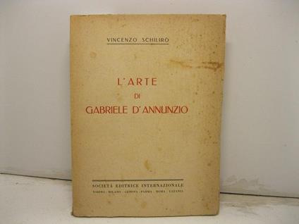 L' arte di Gabriele D'Annunzio - copertina
