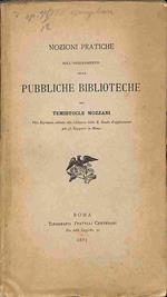 Nozioni pratiche sull'ordinamento delle pubbliche biblioteche