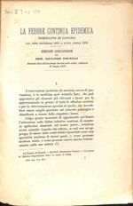 La febbre continua epidemica dominante in Catania dal mese settembre 1878 a tutto aprile 1879. Osservazioni clinico patologiche del Prof. S. Tomaselli