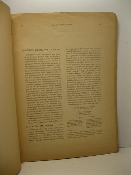 Note sui prefetti di Roma - copertina