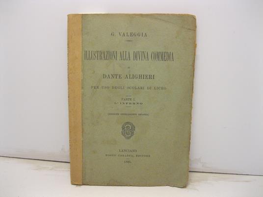 Illustrazioni alla Divina commedia di Dante Alighieri. Parte I. L'Inferno. Edizione interamente rifatta - copertina