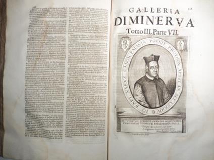 La Galleria di Minerva overo notizie universali di quanto e' stato scritto da Letterati di Europa non solo nel presente secolo... a profitto della Repubblica delle Lettere... tomo terzo - copertina