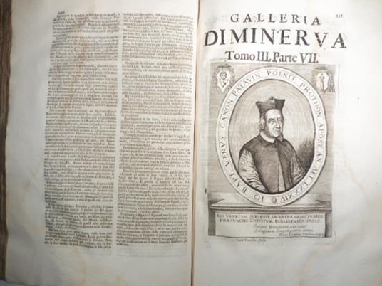 La Galleria di Minerva overo notizie universali di quanto e' stato scritto da Letterati di Europa non solo nel presente secolo... a profitto della Repubblica delle Lettere... tomo terzo - copertina