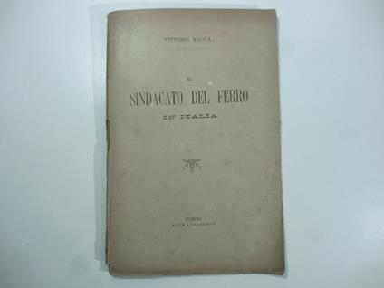 Il sindacato del ferro in Italia - copertina
