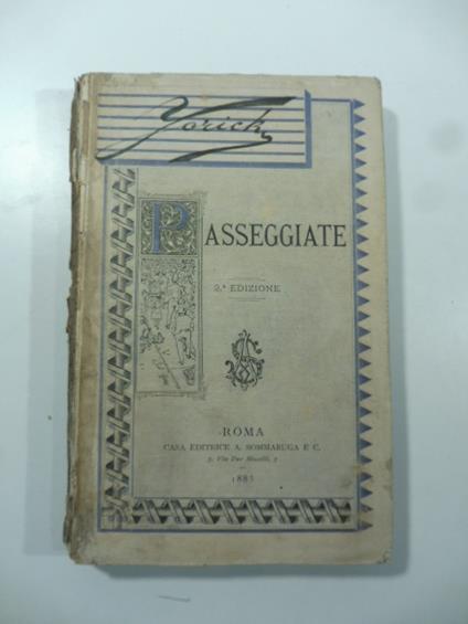 Passeggiate - copertina