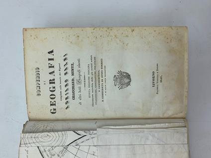 Compendio di geografia compilato sulle tracce dei Signori Adriano Balbi, Chauchard, Muntz ed altri dotti Geografi viventi - Adriano Balbi - copertina