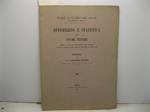 Effemeridi e statistica del Fiume Tevere prima e dopo la confluenza dell'Aniene e dello stesso fiume Aniene durante l'anno 1876