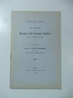 Sul bilancio dell'Istruzione Pubblica per l'esercizio 1910-911 discorso del Senatore Pietro Blaserna