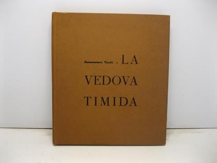 La vedova timida - Tecchi Bonaventura - copertina