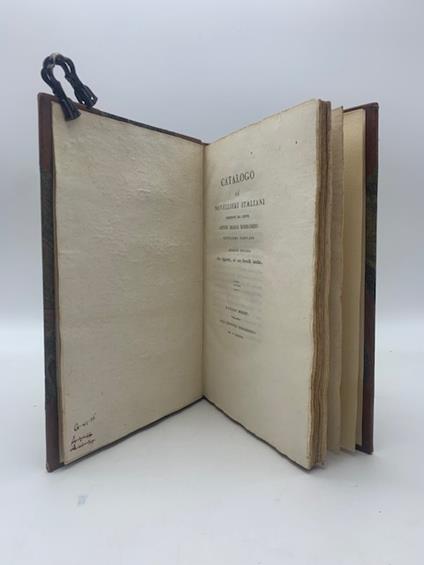 Catalogo de' novellieri italiani posseduti dal conte Anton-Maria Borromeo...Edizione seconda - Anton Maria Borromeo - copertina