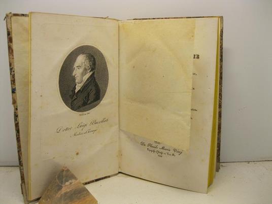 L' arte del curare le malattie portata al sublime grado di certezza fisica dall'esatta definizione delle cose... Prospetto di un nuovo sistema di medicina teorico-pratica appoggiato alle sole leggi della fisica animale che porta per titolo L' essenza - Luigi Bucellati - copertina