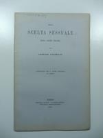 Della scelta sessuale negli anfibi urodeli