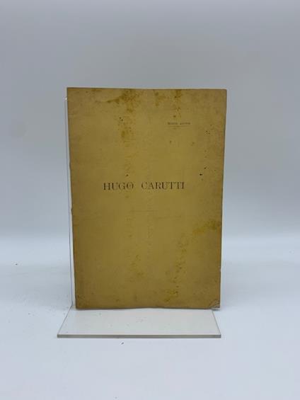 Hugo Carutti - Domenico Carutti - copertina