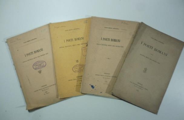 I poeti romani della seconda meta' del secolo XIX