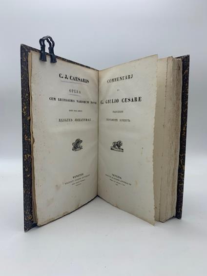 Commentarj di C. Giulio Cesare. Traduzione nuovamente riveduta - Giulio Cesare - copertina