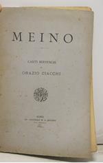 Meino. Canti berneschi di Orazio Ciacchi