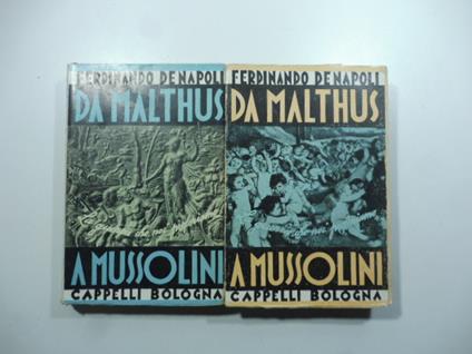 Da Malthus a Mussolini. La guerra che noi preferiamo - Ferdinando De Napoli - copertina