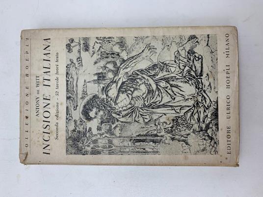Incisione italiana - Antony De Witt - copertina