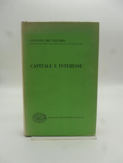 Capitale e interesse - Gustavo Del Vecchio - copertina