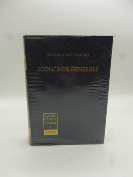 Economia generale - Gustavo Del Vecchio - copertina