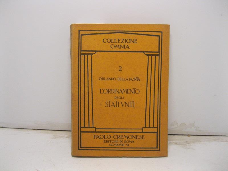 L' ordinamento degli Stati Uniti