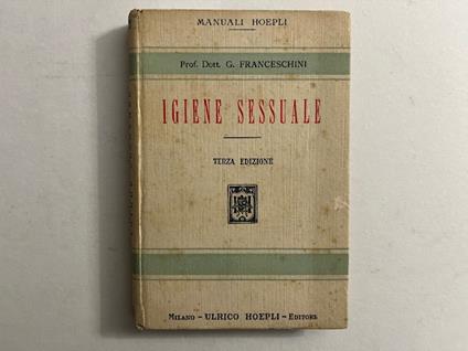 Igiene sessuale - Giovanni Franceschini - copertina
