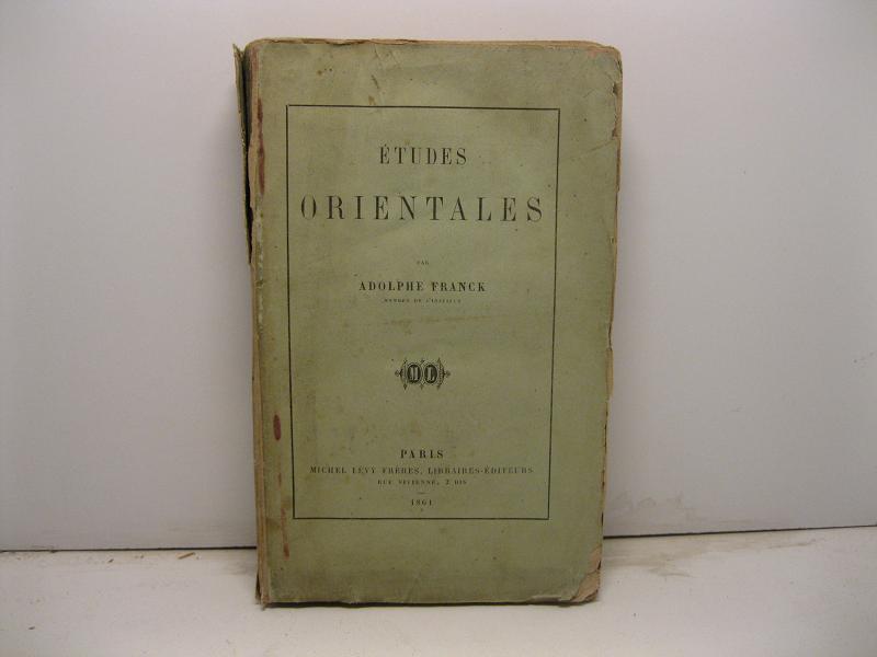 Etudes orientales