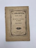 L' Adramiteno. Dramma anfibio e le favole di Esofago da Cetego. Quarta edizione