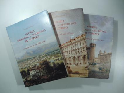 Storia aneddotica descrittiva di Torino. 3 volumi - Riccardo Gervasio - copertina