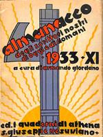 Almanacco degli scrittori nostri di oggi e di domani. 1933. A cura di Armando Giordano..