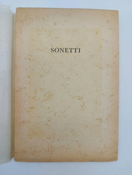 Nove sonetti - Camillo Giussani - copertina