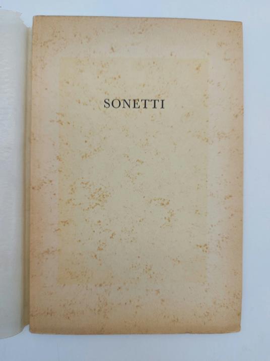 Nove sonetti - Camillo Giussani - copertina