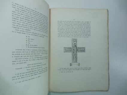 Delle croci monumentali ch'erano nelle vie di Bologna nel secolo XIII. Memoria - Giovanni Gozzadini - copertina